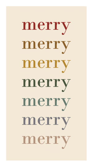 Merry Merry Merry - Colored