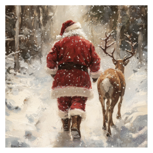 Santa Walking