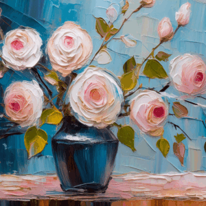 Vase of Blues